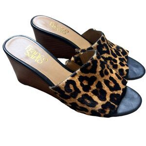 Franco Sarto Leopard Print Dyed Calf Fur
Wedge - 7.5